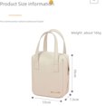 thumbnail image 3 of Bolsa de cosméticos para mujer, portátil, de gran capacidad, para guardar brochas de maquillaje, lápiz labial, de viaje, de tamaño pequeño, para lavado, bolso de mano, 3 of 5