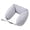 D, variant on sunsanly Neck Support Travel Pillow with Hidden Zipper Super Soft Breathable Adjustable Stuffable U-shaped Travel Neck Pillow