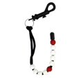 thumbnail image 1 of DYNWAVECA 2x PROFESSIONAL BEADED GOLF STROKE COUNTER KEEPER BRACELET with HOOK CLIP White And Red, 1 of 9