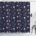 thumbnail image 1 of Ambesonne Space Shower Curtain, Alien Planets Asteroid, 69"Wx84"L, Multicolor, 1 of 2