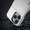 thumbnail image 4 of Compatible with iPhone 14 Pro Max 6.7 inch Case, Wallet Cover Credit Card Holder Slot Sliding Back Pocket Anti-Scratch Dual Layer Protective Case Cover for iPhone 14 Pro Max 2022,Silver, 4 of 9