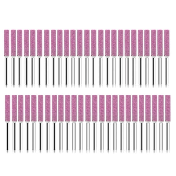50 Pieces Grinding Stone File,Polishing Grinding Tool Grinding Bits for Chainsaw Sharpener, 0.16 Inch/ 4 mm