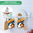 thumbnail image 4 of Yayeee Pot Holders Kitchen Heat Resistant with Pocket 7"x9.8" Cotton Oven Cooking Hot Pads, Abstract Wavy, 4 of 7