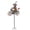 C, variant on KGJQ Spinning Clown Motorcycle Wind Spinner, Rotating Wheels Metal Kinetic Yard Art with Stake, Weatherproof Windmill Sculpture for Outdoor Lawn Patio Decor