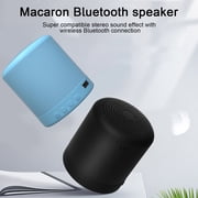 LACKUST A11 Macaron Mini Wireless Bluetooth Speaker Subwoofer USB Card Small Speaker,Blue