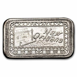 9Fine Mint 2 oz Hand Poured Silver Cross - .999 Fine Bullion