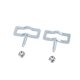 thumbnail image 1 of Kit de reparación de colector de escape Simple No se requiere perforación Piezas de reparación de accesorios de automóviles sólidos de rendimiento sólido para V8 / V10 2 paquetes Advancent VI014447-00, 1 of 7