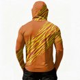 thumbnail image 6 of Mens Fishing Shirts Long Sleeve Sun Hoodies With Face Mask Uv Protection Cooling Hooded Rash Guard Shirts, S, 6 of 7
