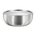 thumbnail image 2 of Cuenco de acero inoxidable con tapa, cuenco para mezclar en la cocina, utensilio de cocina, cuenco para cereales, recipiente para cubiertos 24 cm, 2 of 8