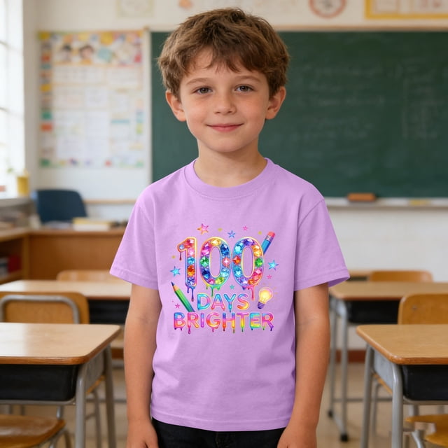 Blusas y camisas de manga corta con cuello redondo para niños y niñas, camisetas gráficas de manga corta, blusas con estampados bonitos para la temporada escolar.