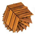 thumbnail image 5 of (Weiyi-EC)-- 10PC 12inch*12inch  High-quality Acacia Wood Modular Flooring, Model 026, Is Easy To Install And Enhances Your Home's Elegance And Comfort. **--（ 54wsl.'）, 5 of 6