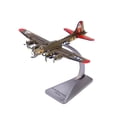 thumbnail image 2 of Avión bombardero B-17G de aleación a escala 1/200, muy detallado, caza de colección, exhibición de aviones para estantes de oficina, hogar, gabinete, 2 of 9