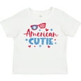 thumbnail image 3 of Inktastic 4th of July American Cutie Red and Blue Stars and Hearts Boys or Girls Toddler T-Shirt, 3 of 5