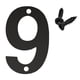 thumbnail image 1 of 3.5 In Floating Address House Number Modern Metal Letters Garden Garage Mailbox Decor Number Nail Kit Visual Sign, 1 of 6