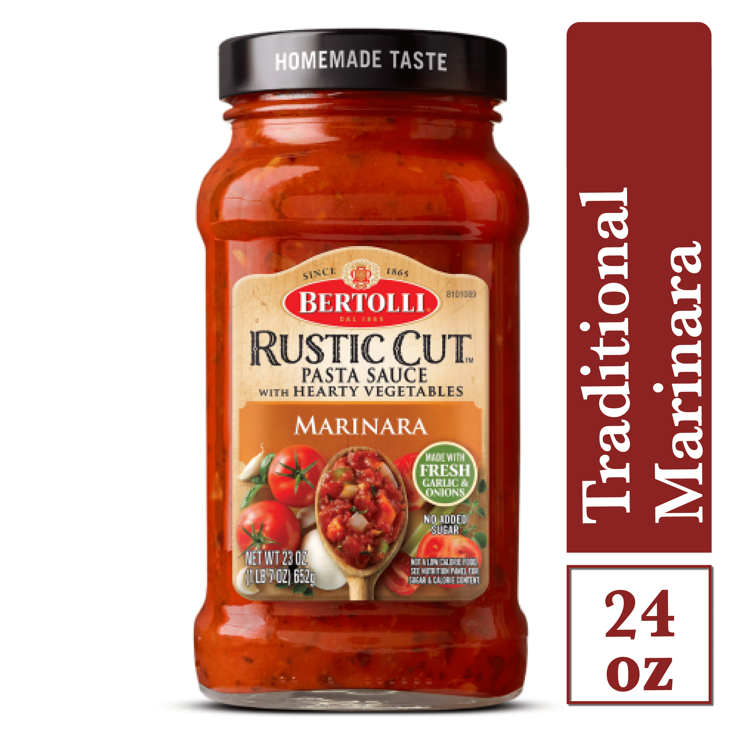 Bertolli Rustic Cut Marinara with Traditional Vegetables Pasta Sauce 23