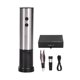 thumbnail image 1 of Abridor de vino eléctrico USB, juego de abridor de botellas de vino automático recargable para restaurante en casa, 1 of 14