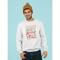 thumbnail image 2 of A Merry Little Christmas Sweatshirt Men -Image by Shutterstock, Male Medium, 2 of 4