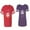Men Red / Women Purple, variant on Halloween 69 Matching Couple Cotton Jerseys (Men Red / Women Black) (Men S / Women S)