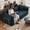 Blue, variant on 78.8" Compression Sofa Bed, Convertible Floor Futon Couch with Pillow & Armrests, Modular Corduroy Sofa, Camel