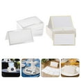 ITSELFER 200pcs Table Place Cards Name Cards for Table Folded Place