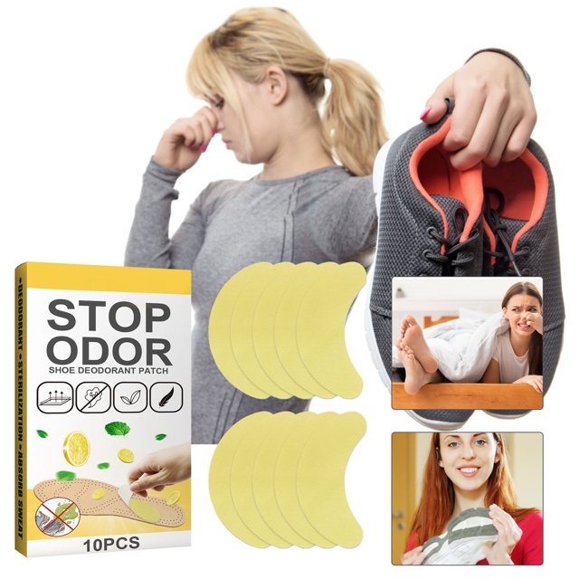 Shoe Odor Eater Sticker, Ultra Thin Shoe Deodorizing Sticker Refreshing for Sneaker