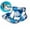 Blue, variant on Inflatable Floating Lounge Chair for Adults, Tropical Plants Print Pool Float for Swimming Pool Beach Lake Summer Party Fun
