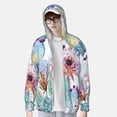 thumbnail image 2 of Vsdgher Sweat à Capuche Imprimé Cactus pour Adultes, Protection Solaire, Manches Longues, Pêche, Course, Natation, TG, 2 of 7
