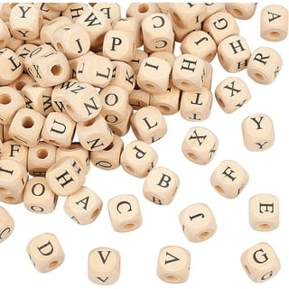 Cheap 26 Letters Letter Beads 10mm Alphabet Beads Letter Beads Square  Jewelry Making