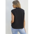 thumbnail image 3 of FOLUNSI Elegant Cable Knit Vest - Chic Black Knitwear for Any Event!, 3 of 8