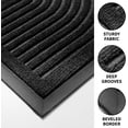 thumbnail image 3 of Heavy Duty Door mat Outdoor Indoor Entrance, Non Slip Welcome Mat, Natural Rubber Floor Mat for Entryway, , Garage, Porch, 32"x47", Black, 3 of 6