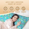 thumbnail image 4 of Lsque Donut Body Pillow Case Cover,Ultra-Soft Microfiber Bed Pillow Cases 20x54 inches,Elegant Bedding,Breathable Durable Pillow Cover with Envelope Closure, 4 of 8