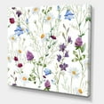 thumbnail image 3 of Designart ' Wildflowers Clover Bell and Chamomile I ' Traditional Canvas Wall Art Print, 3 of 3