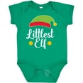 thumbnail image 3 of Inktastic Christmas Littlest Elf Holiday Boys or Girls Baby Bodysuit, 3 of 5