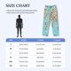 thumbnail image 4 of Fotbe World Travel Line Icons Map Pantalones de Pijama para Hombre, Pantalones de Dormir, Pantalones de Casa con Cintura Ajustable y Bolsillos-Large, 4 of 6