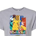 thumbnail image 3 of Pokémon - Summer Pattern - Juniors Cropped Cotton Blend T-Shirt, 3 of 5