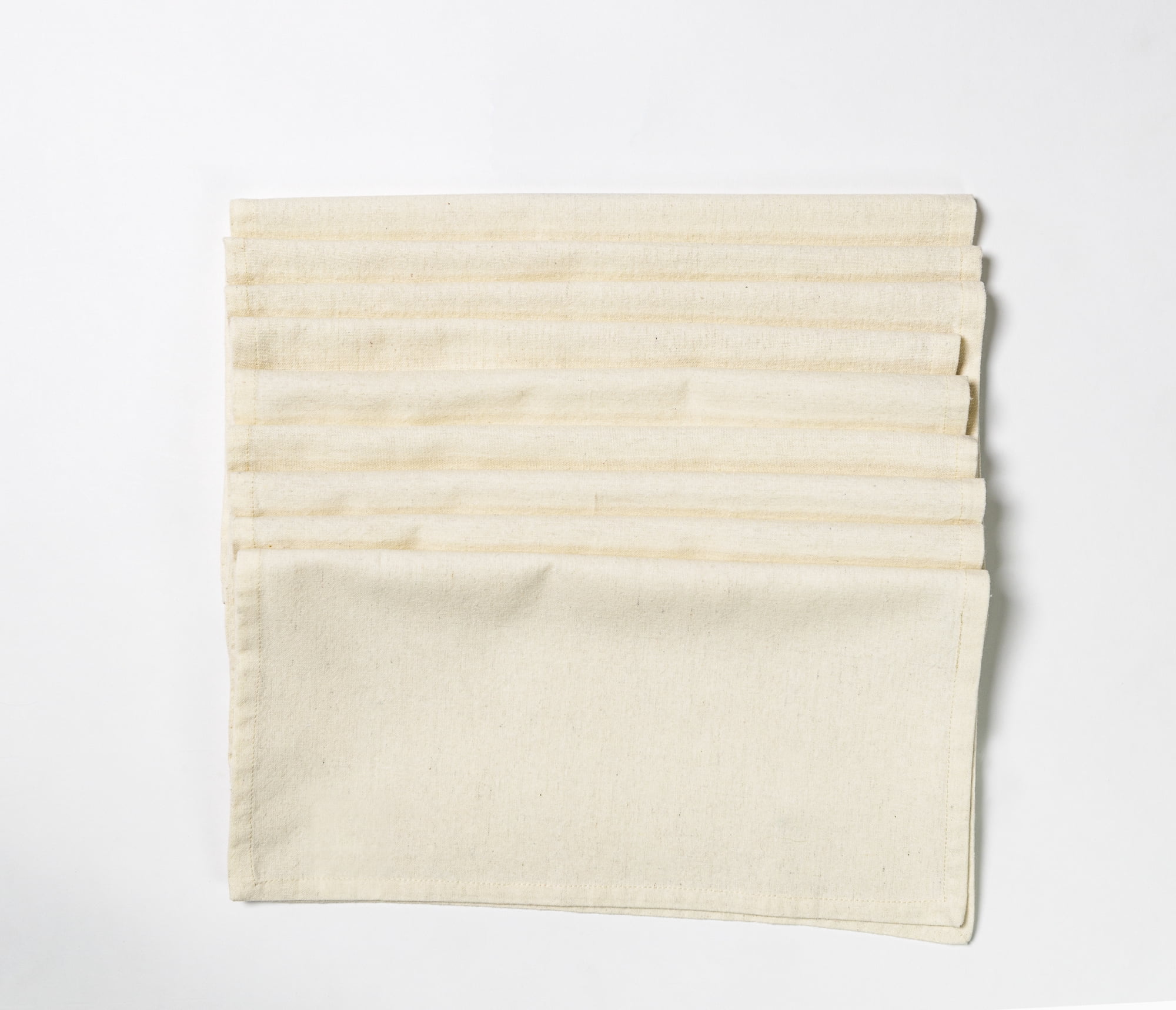 Signature Napkins Style Cotton Poly Cloth Napkin Ivory (Set of 10)