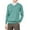 301#Mint Green, variant on Mens Sweater Warm Pullovers V-Neck Long Sleeve Large Size Knitting Pullover Knitwear Jumpers Sweater Dark Green M