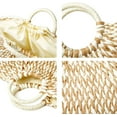 thumbnail image 7 of Kukuzhu Womens Large Straw Beach Tote Bag Hobo Summer Handwoven Bags Purse wth Pom Poms, 7 of 7