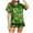Light Purple, variant on Wyzesi Compression Shorts Suit Women Pocket Ladies Fashion Casual Christmas Print Pajama Set Silk Satin Short Sleeve Button Up Top and Shorts Set Home Wear Women's Shorts Suit with Pockets Cotton