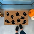 thumbnail image 4 of WJSXC Happy Decorative Doormat,Pumpkin Ghost Witch Candy Patterned Door Mat,Fall Party Floor Mat for Home Indoor Outdoor 16 X2 F, 4 of 6