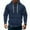 Navy, variant on BLCHUNen Fleece Hoodies for Men Half Zip up Tops Drawstring Breathable Active Sports Elastic Gym Casual Sweatshirts with Pockets