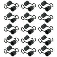 thumbnail image 1 of 30 piezas de tapas de ducto BNC-B, tapones de silicona para dispositivos de video y audio, red de Internet, negro, 1 of 4