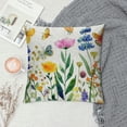 thumbnail image 2 of Spring Pillow Cover Floral Decoration Holiday Farmhouse Pillow Case Decor for Home Sofa Couch, 2 of 5
