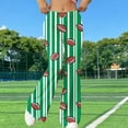 thumbnail image 2 of QATAINLAV High Waisted Flare Yoga Pants for Women Cute Football Print Stretchy Leggings Gym Butt Lift Bell Bottom Trousers Green L, 2 of 10