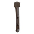 thumbnail image 3 of Pack Of 2 Cast Iron Rustic Western Rugged Railroad Nail Spike Wall Coat Hooks, 3 of 9