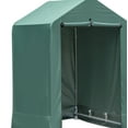 thumbnail image 3 of ShelterLogic 70388 4 x 4 x 6 in. Peak Garden Shed, Green, 3 of 5