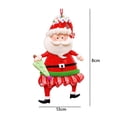 thumbnail image 3 of Colgante de árbol de Navidad, adornos navideños 2021, adornos navideños, calcetines de Papá Noel, colgantes, los mejores materiales, 3 of 7