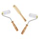 thumbnail image 3 of Rodillo destapador Extractor de miel con cepillo, accesorio para apicultor para colmena, rodillo desmontable ligero, mango de madera, 3 uds., 3 of 9