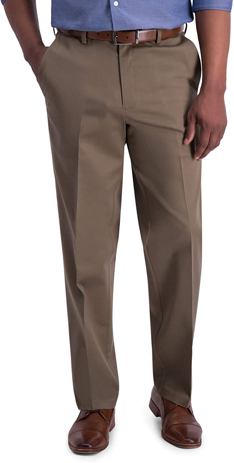 Haggar Mens Iron Free Premium Khaki 
