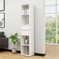 thumbnail image 1 of vidaXL Book Cabinet White 36x30x171 cm Engineered Wood, 1 of 5
